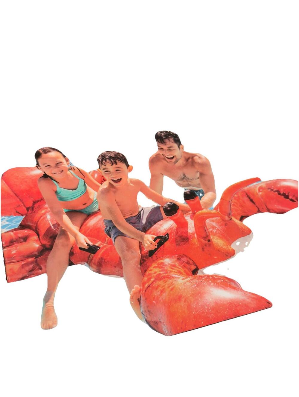 NEW Intex Ride-On Realistic Lobster Inflatable Swimming Pool Float Toy 84" 7foot